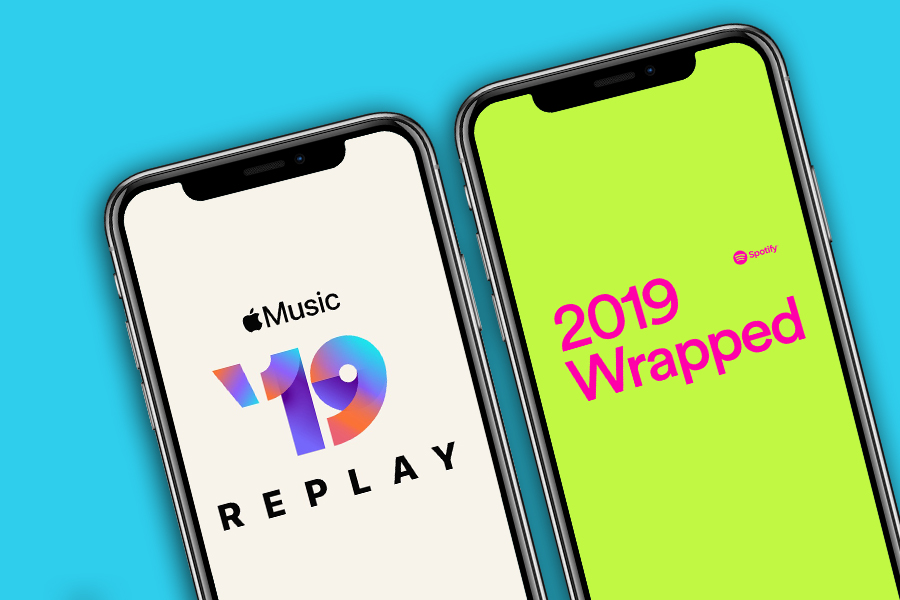 Apple Music replay And Spotify Wrapped